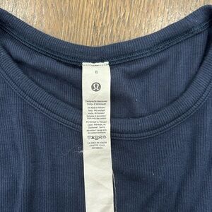lululemon athletica Navy Long Sleeve Tee